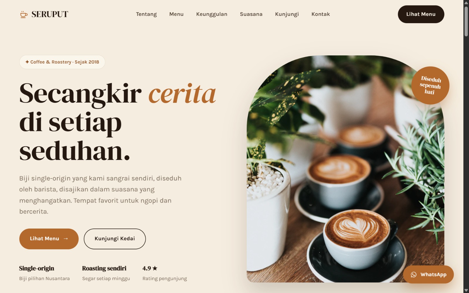 SERUPUT — Coffee & Roastery